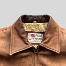 Load image into Gallery viewer, 90s Gatto detriot leather jacket - S
