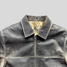 Load image into Gallery viewer, 90s Gatto detriot leather jacket - S
