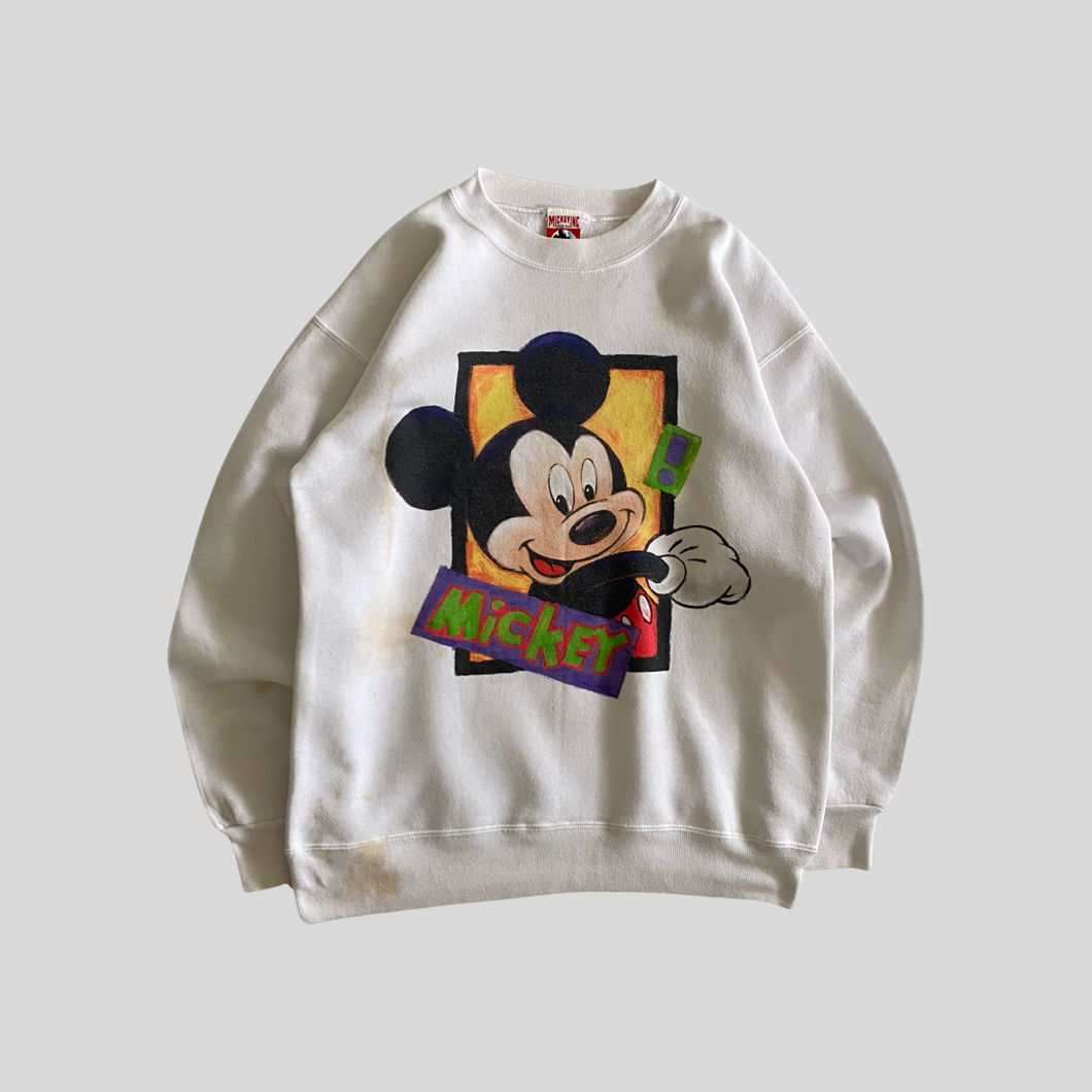 90s Mickey mouse disneyland sweatshirt -  M