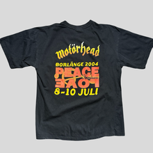 Load image into Gallery viewer, 2004 Motörhead peace love T-shirt - L/XL

