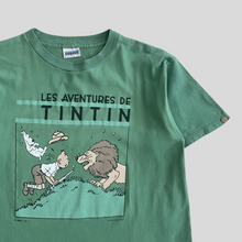Load image into Gallery viewer, 1992 Tintin adventures t-shirt - L/XL
