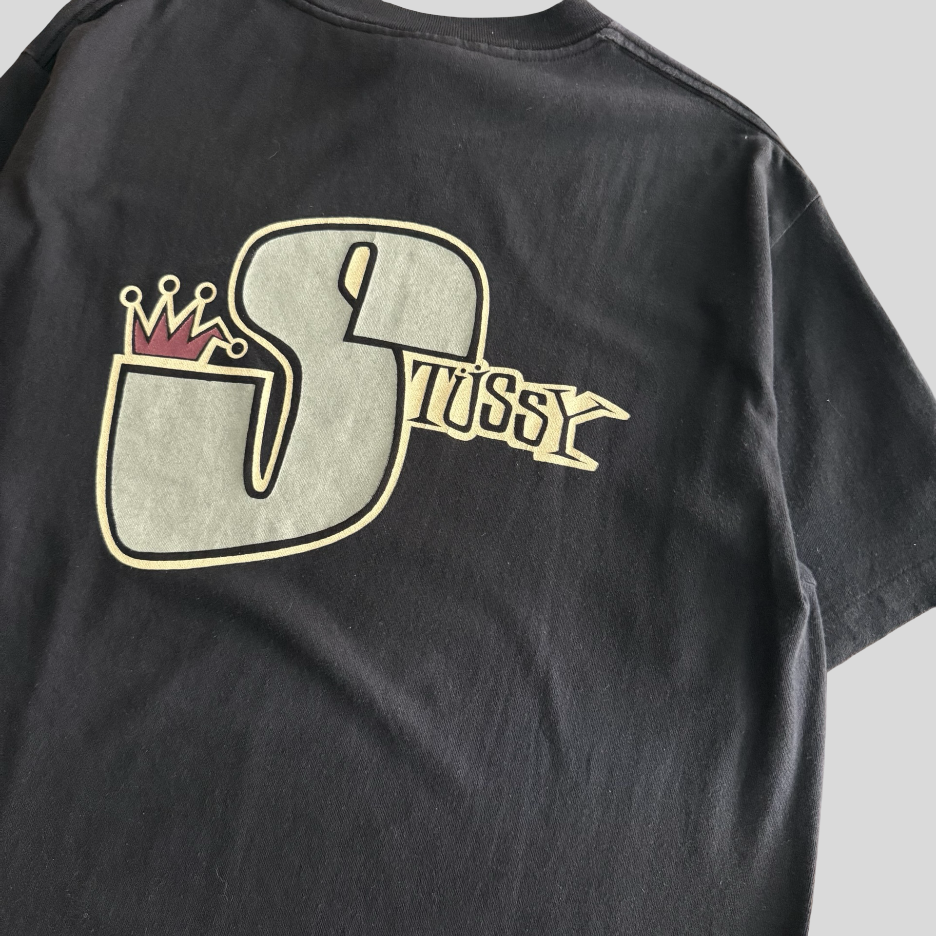 80s Stüssy Big s logo T-shirt - L – Scandivintageshop AB