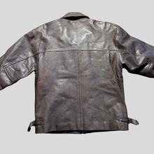 Load image into Gallery viewer, 90s Gatto detriot leather jacket - M
