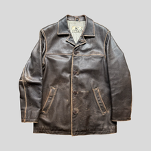 Load image into Gallery viewer, 90s Gatto leather coat - L
