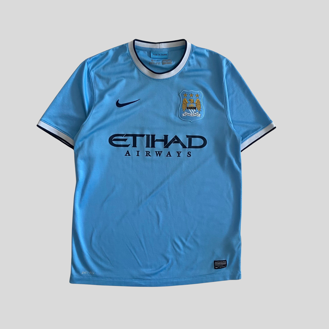 2013-14 Manchester city home jersey - M