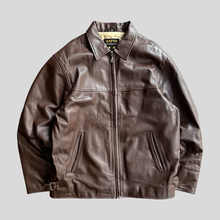 Load image into Gallery viewer, 90s Gatto detriot leather jacket - S/M
