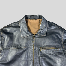 Load image into Gallery viewer, 90s Detriot leather jacket - L

