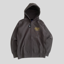 Load image into Gallery viewer, 2010 Stüssy 30 year anniversary world tribe zip up hoodie - M
