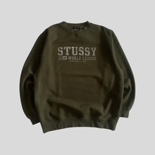 Load image into Gallery viewer, 00s Stüssy world league sweatshirt - L

