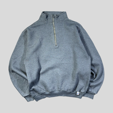 Load image into Gallery viewer, 00s Russell athletic blank 1/4 zip up sweatshirt - S
