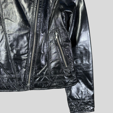 Load image into Gallery viewer, 90s Gatto leather jacket - 38
