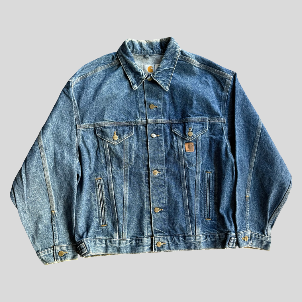 1998 Carhartt chore trucker work jacket - L