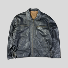 Load image into Gallery viewer, 90s Detriot leather jacket - L
