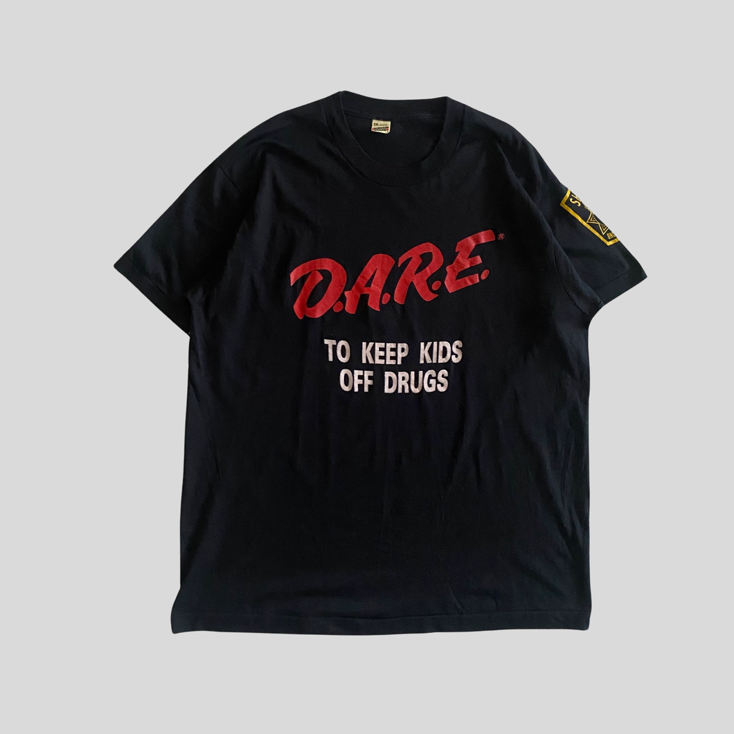 80s D.A.R.E T-shirt - XL/XXL