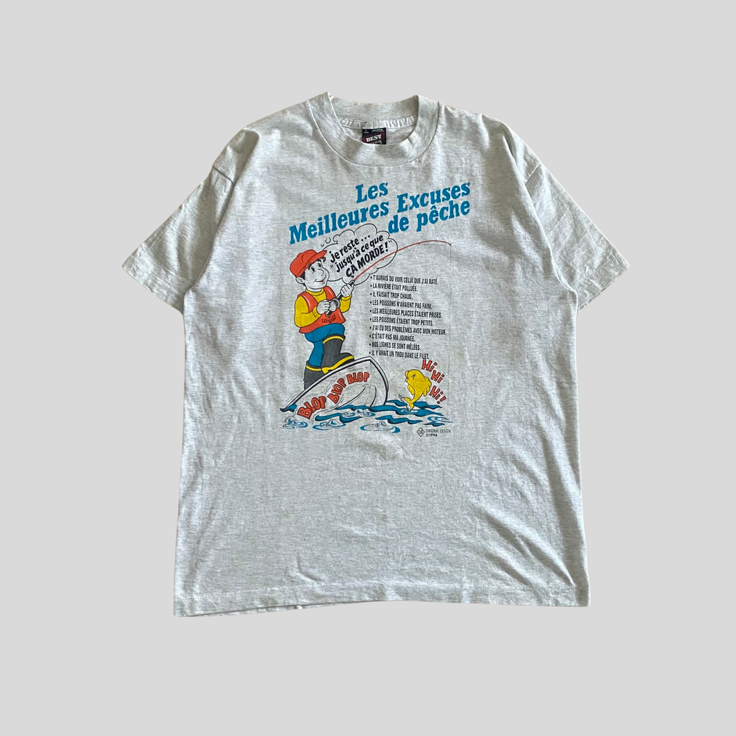 90s Excuses T-shirt - L