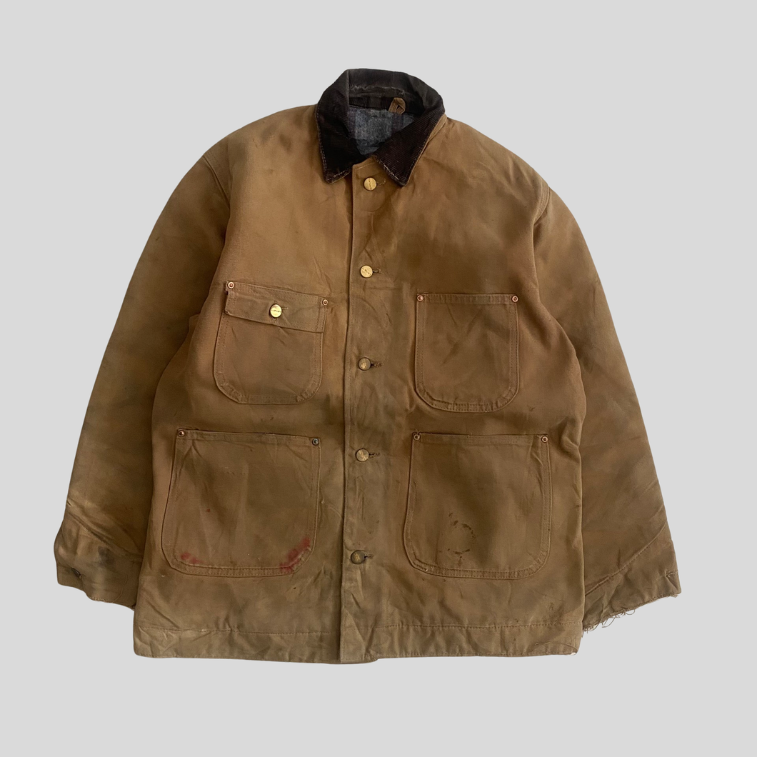 90s Carhartt Michigan work jacket - L