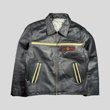 Load image into Gallery viewer, 90s Detriot leather jacket - L
