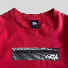 Load image into Gallery viewer, 90s Stüssy train t-shirt - XS/S
