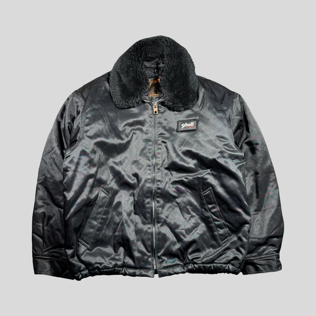 90s Schott bomber jacket - L