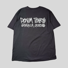 Load image into Gallery viewer, Stüssy x our legacy denim tears T-shirt - XL

