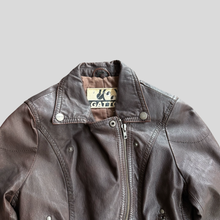 Load image into Gallery viewer, 00s Gatto biker leather jacket - XS
