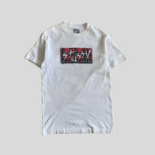 Load image into Gallery viewer, 90s Stüssy checkered t-shirt - S

