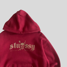 Load image into Gallery viewer, 90s Stüssy skull hoodie - S
