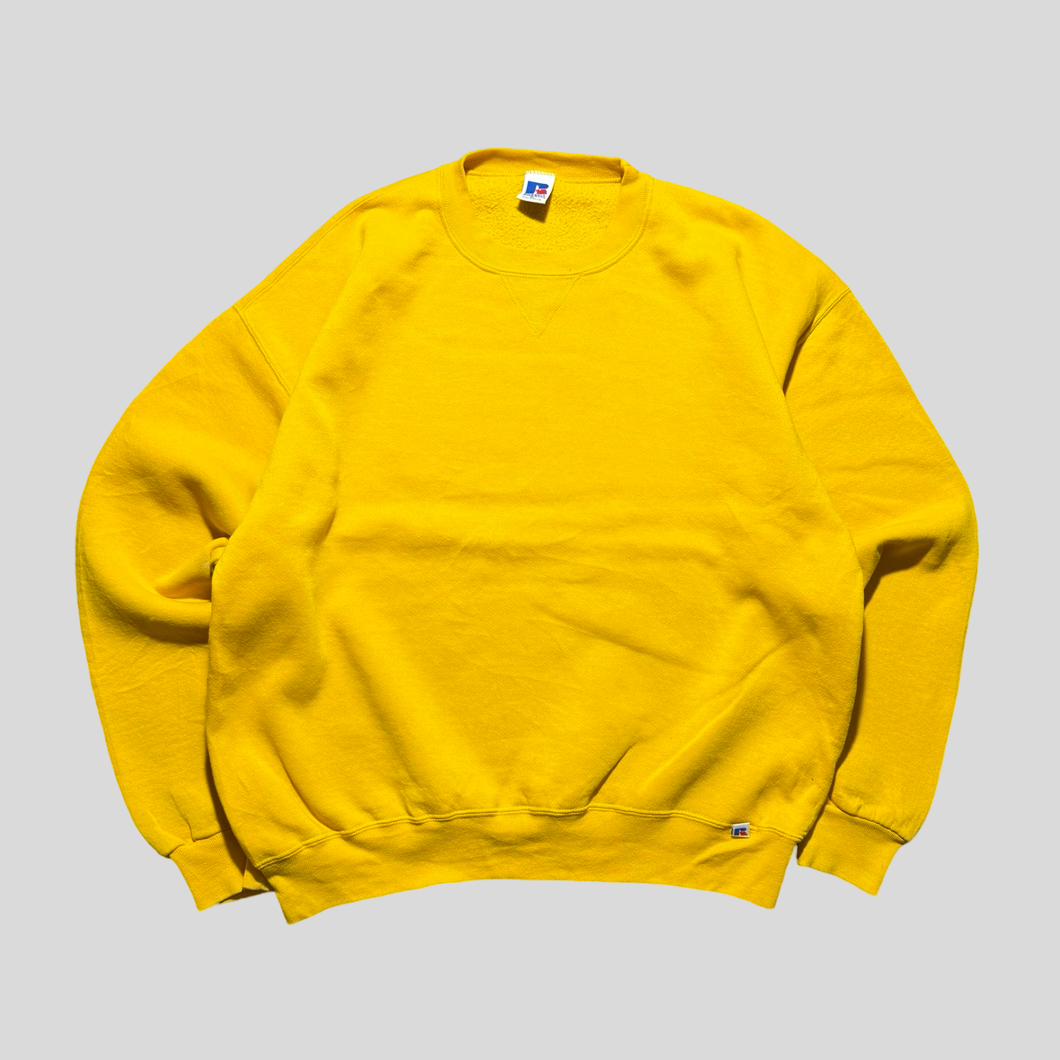 00s Russell athletic blank sweatshirt - L