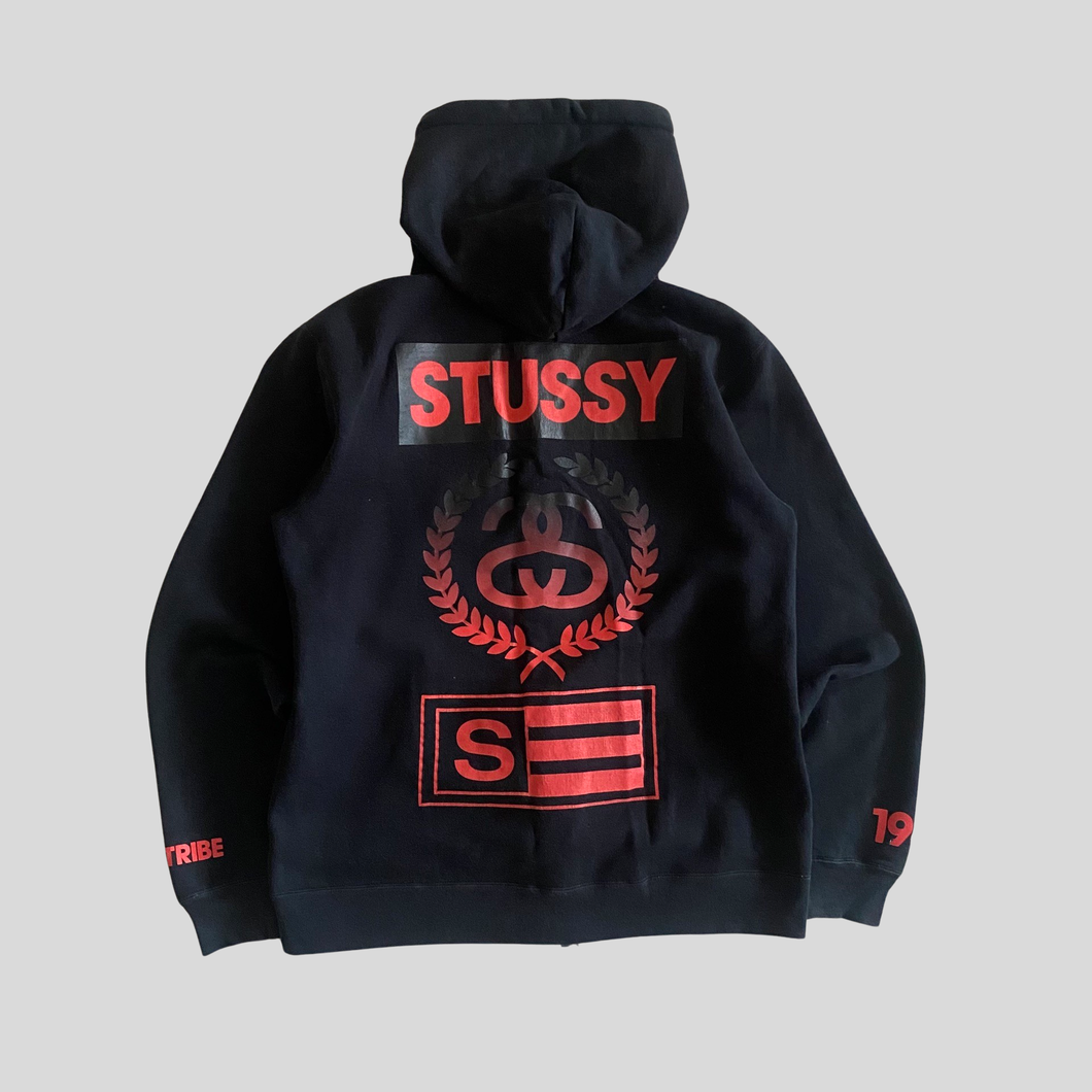 00s Stüssy zip up hoodie - M