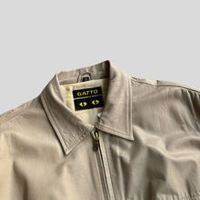 Load image into Gallery viewer, 90s Gatto detriot leather jacket - XL
