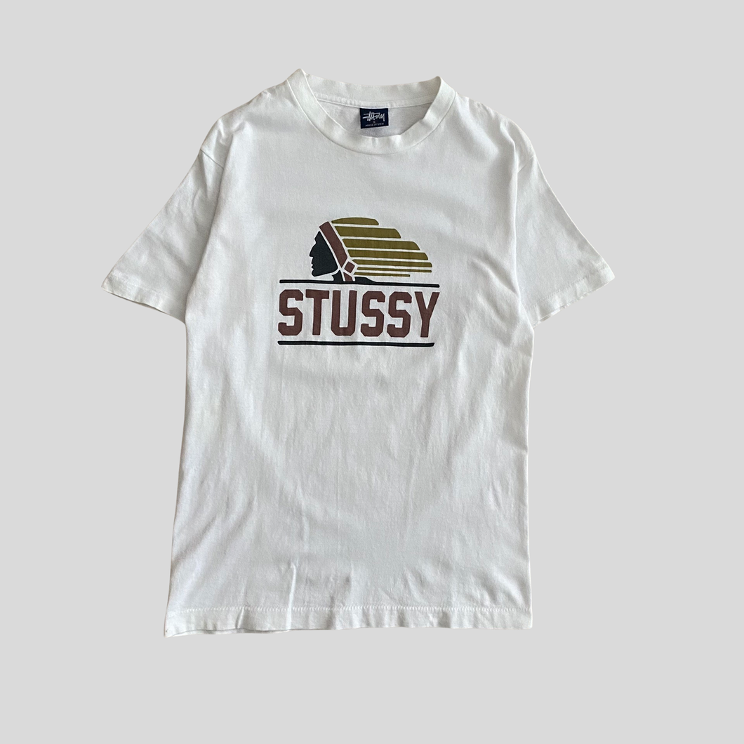 90s Stüssy tribe T-shirt - S/M