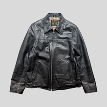 Load image into Gallery viewer, 90s Gatto detriot leather jacket - 38
