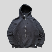 Load image into Gallery viewer, 00s Russell athletic blank zip up hoodie - M
