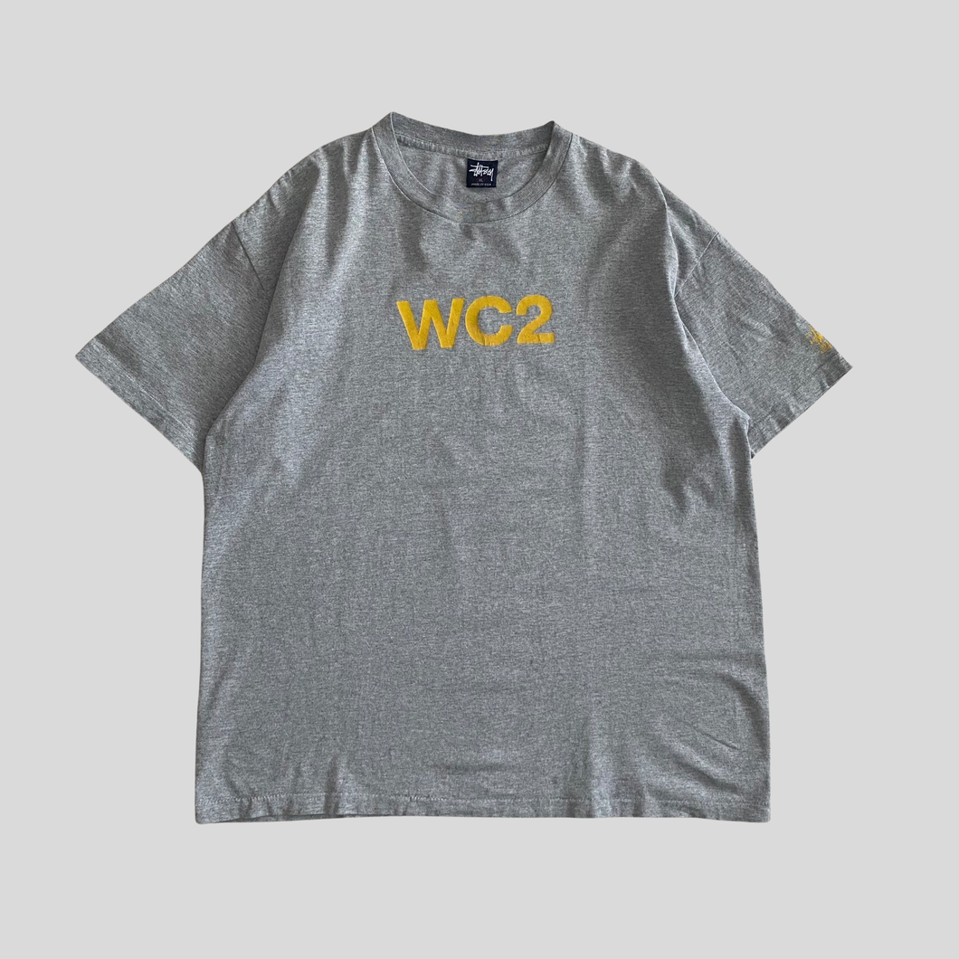 90s Stüssy WC2 t-shirt - XL