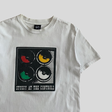 Load image into Gallery viewer, 00s Stüssy at the controls T-shirt - S
