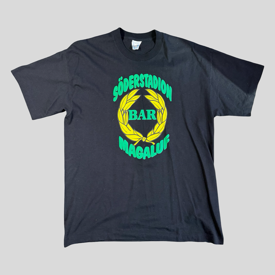 90s Hammarby Söderstadion bar T-shirt - XL