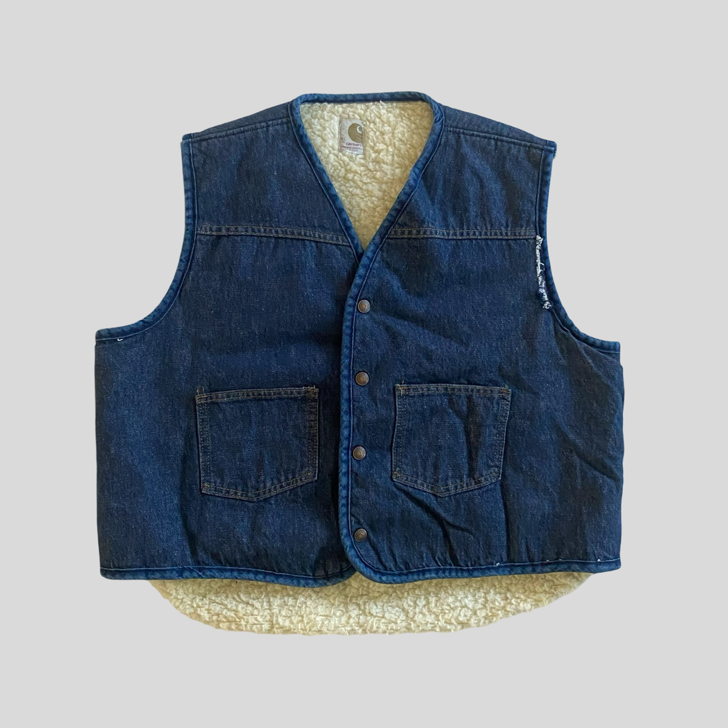 70s Carhartt Work Jean vest - XS