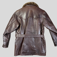 Load image into Gallery viewer, 90s Gatto coat leather jacket - S
