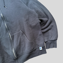 Load image into Gallery viewer, 00s Russell athletic blank zip up hoodie - M
