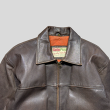 Load image into Gallery viewer, 90s Gatto detriot leather jacket - M
