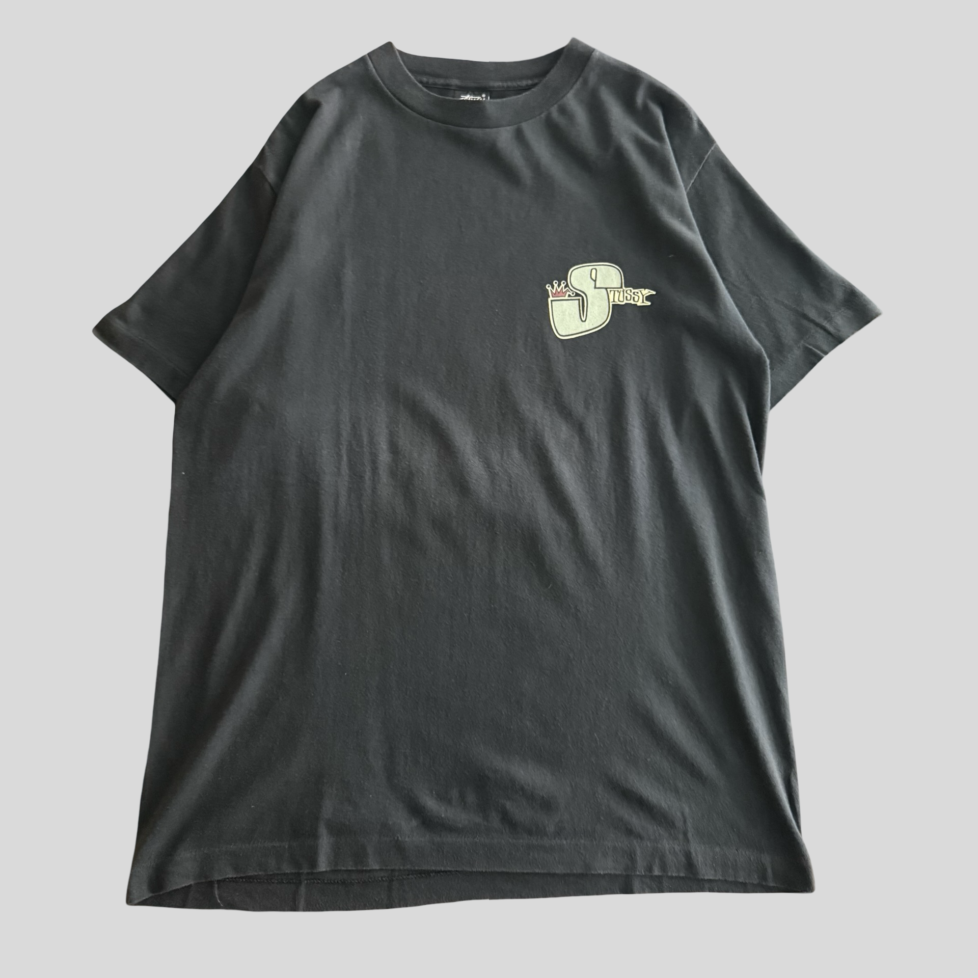 80s Stüssy Big s logo T-shirt - L – Scandivintageshop AB