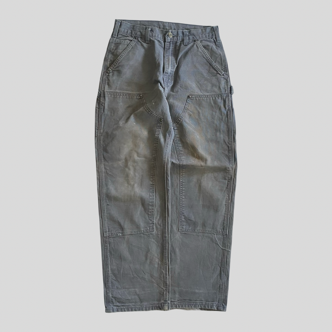 00s Carhartt carpenter double knee pants - 28/30