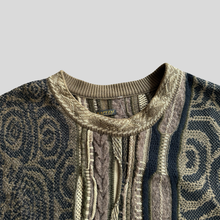 Load image into Gallery viewer, Kapital coogi knit sweater - M
