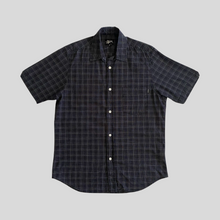 Load image into Gallery viewer, 90s Stüssy checkered short sleeve shirt - M
