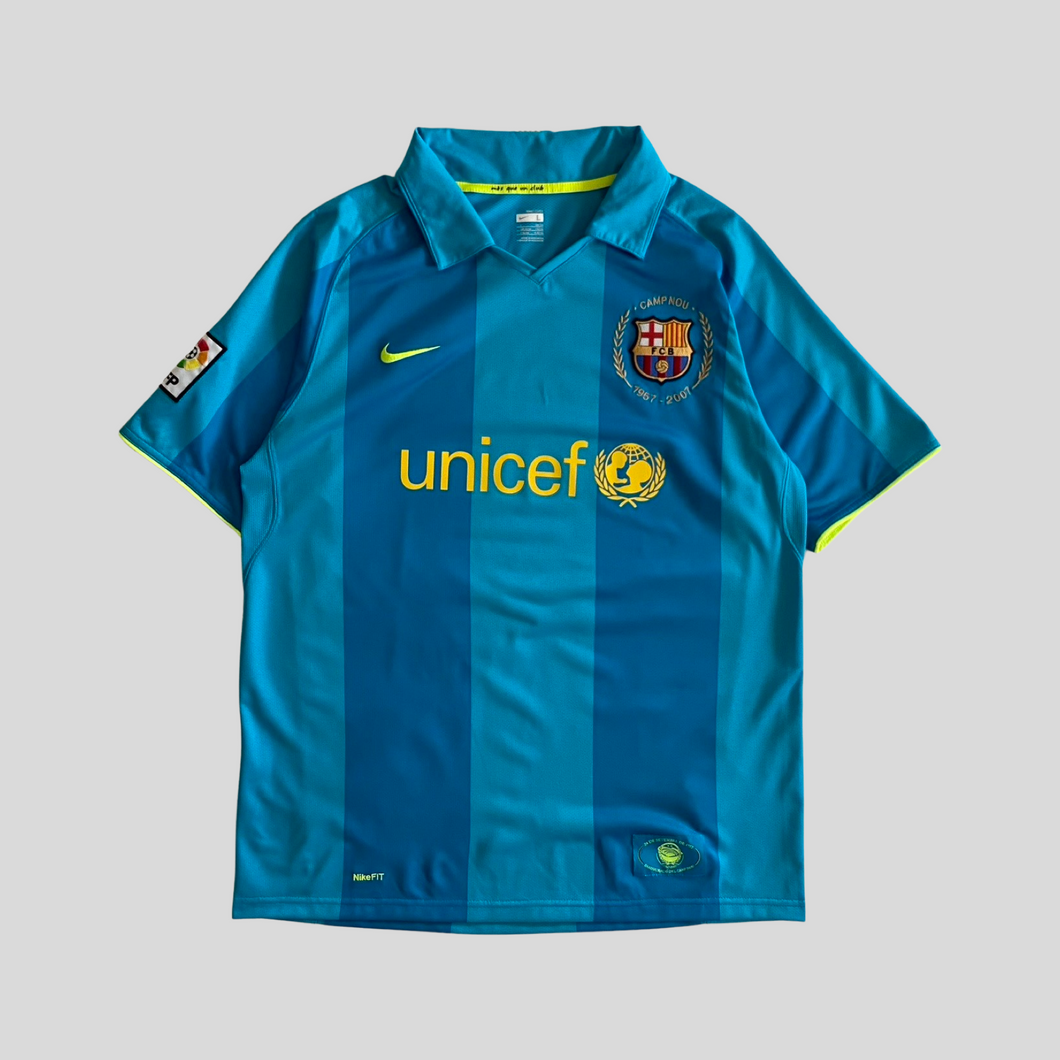 2007-08 Fc Barcelona away jersey - L