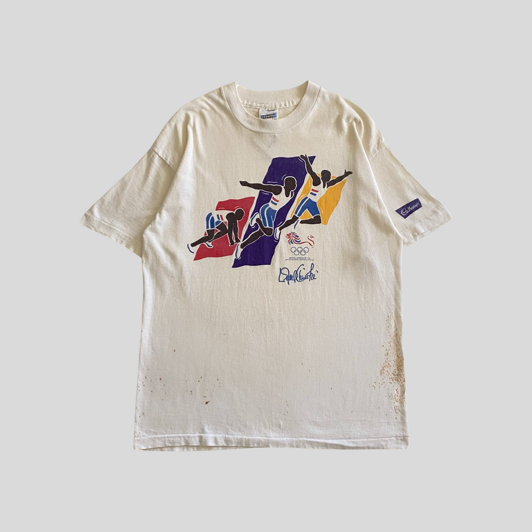 90s Olympic T-shirt - L