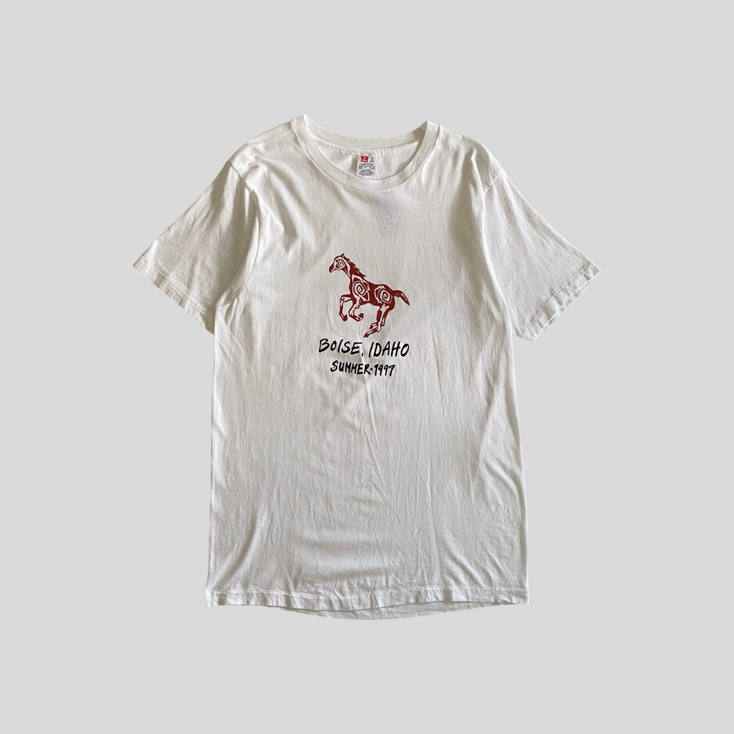 90s Idaho T-shirt - L