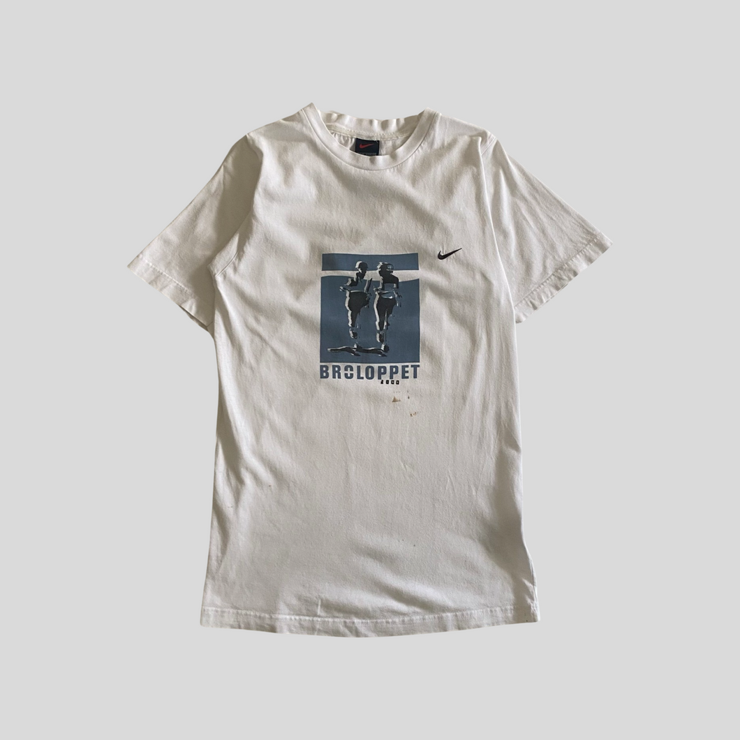 00s Nike broloppet T-shirt - XS